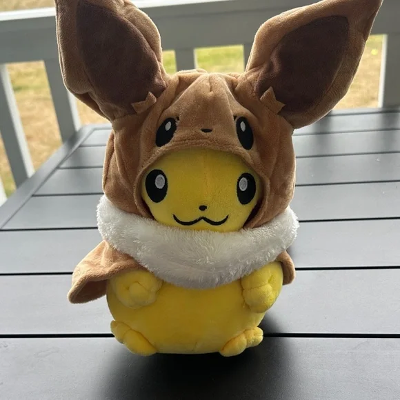 BUNDLED- EEVEE Cape Pikachu GROOKEY  Pokémon Plush - 9 In. POKÉMON CHARACTER. - Picture 5 of 10